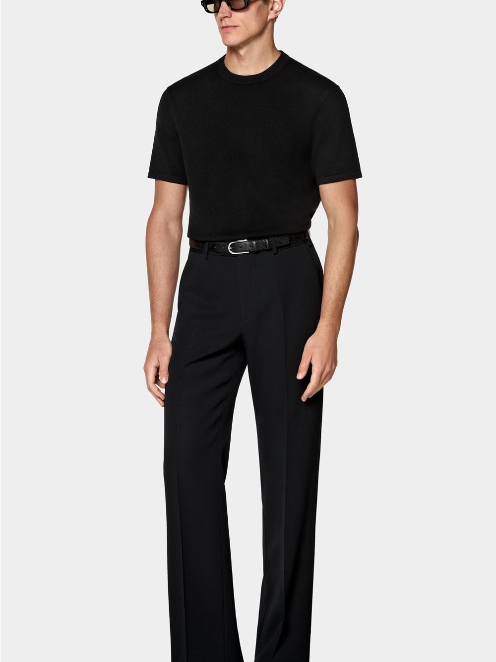 Suitsupply Navy Crewneck Sweater